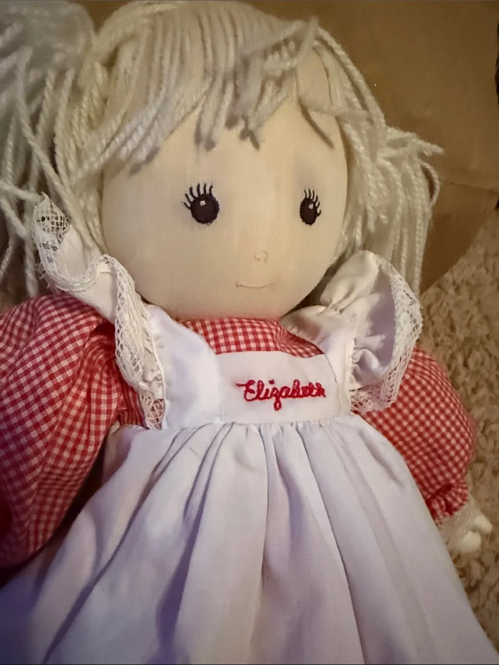 Vtg 1983 Doll Pauline Jonness Jacobsen Elizabeth Soft Toy 18